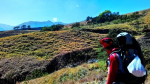 ridho di trek sembalun gunung rinjani